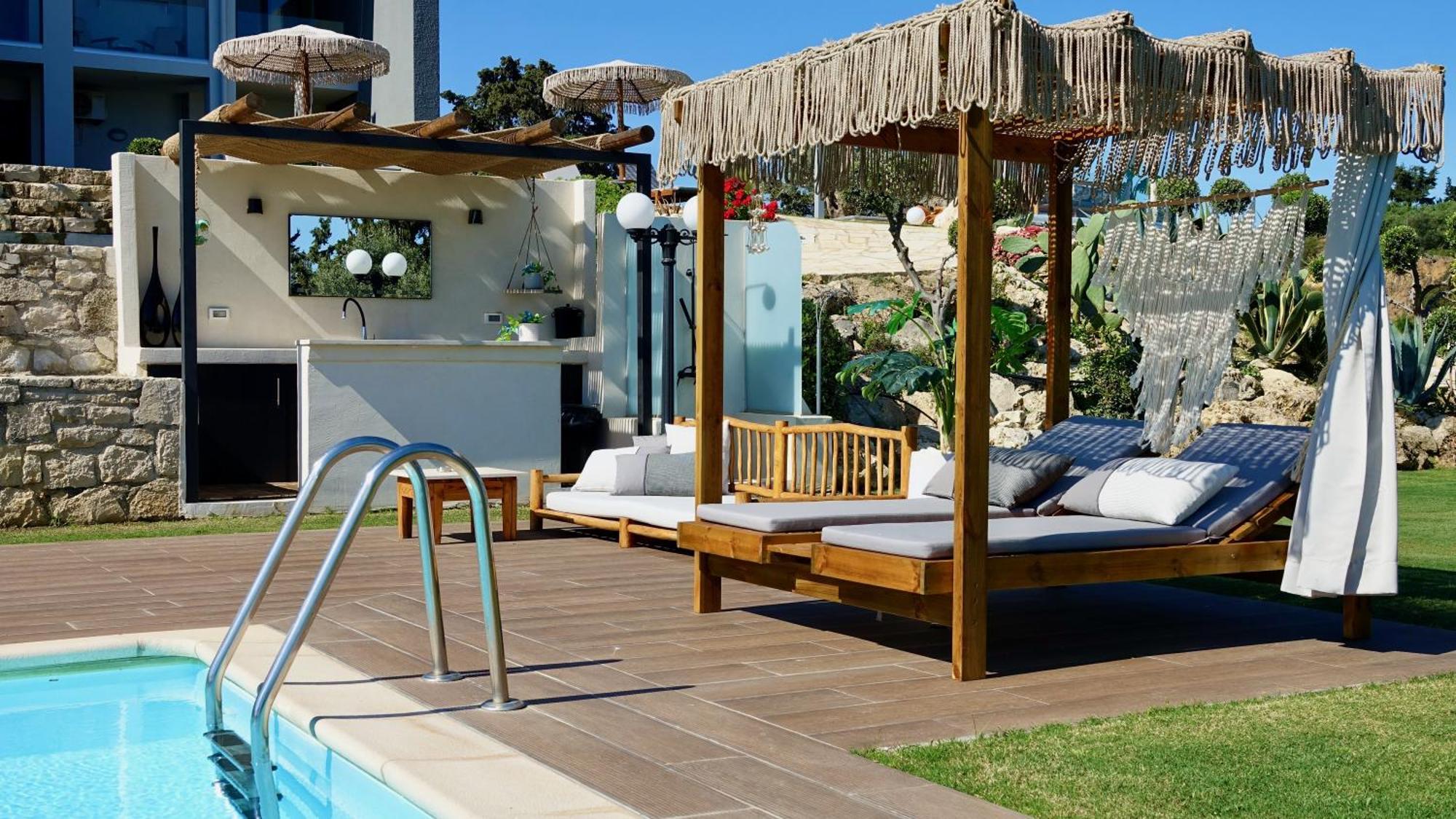 Olivenest Chania Executive Villa Perivólia Exterior foto
